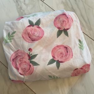 Copper Pearl Rose Crib Sheet